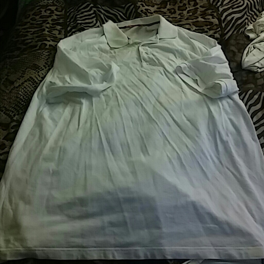 IZOD POLO SHIRT 3XLT white